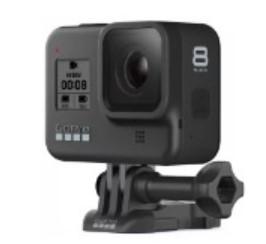 Câmera GoPro Hero 8 Black, Combo Bundle, Com Cartão de Memória 32GB, Sandisk E Suportes